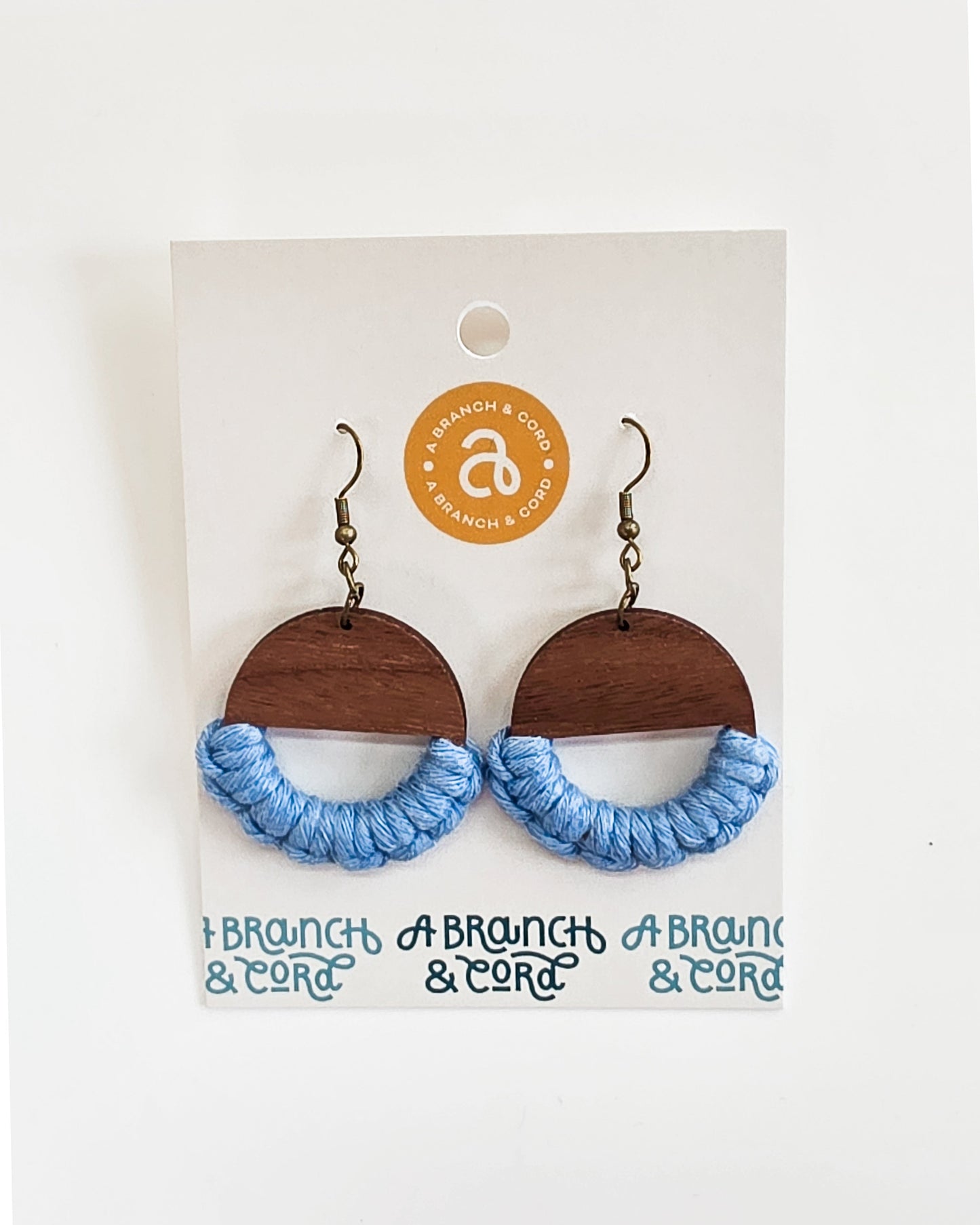Macrame Knotted Earrings