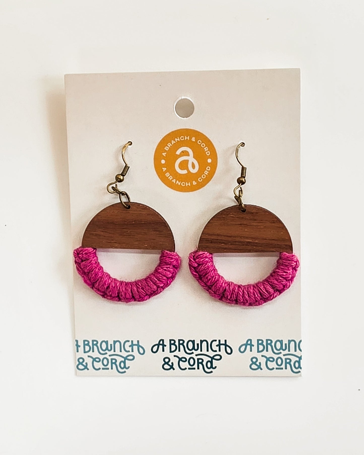 Macrame Knotted Earrings