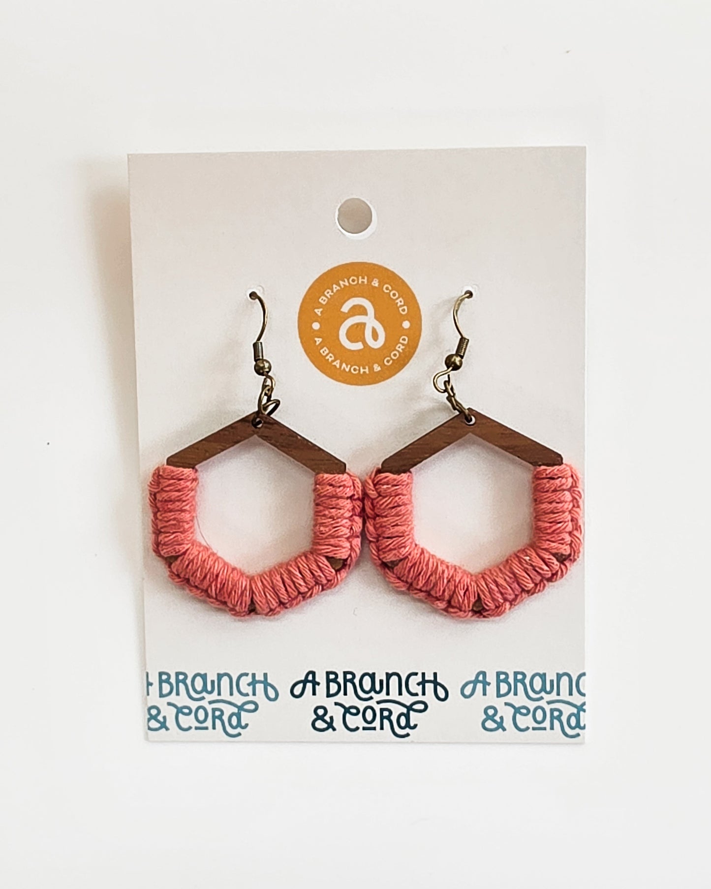 Macrame Knotted Earrings