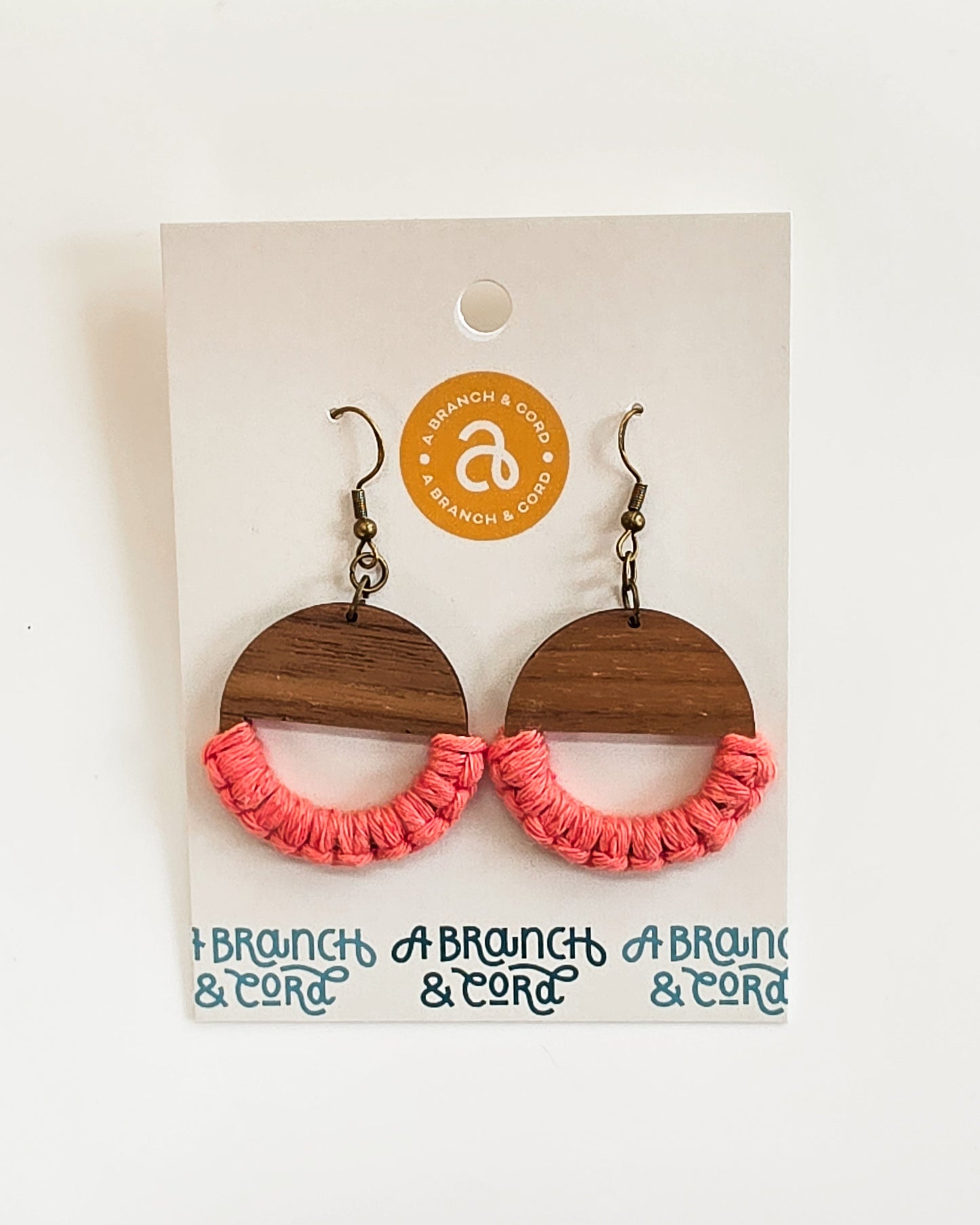 Macrame Knotted Earrings